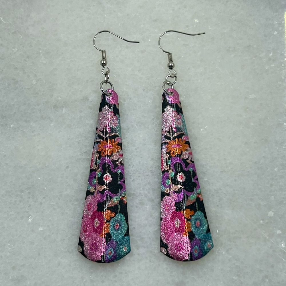 Floral Fantasy Metal Statement Earrings